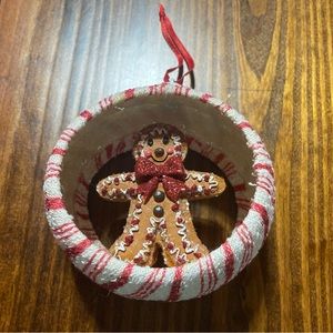 Vintage Cloth Exterior Gingerbread Ornament